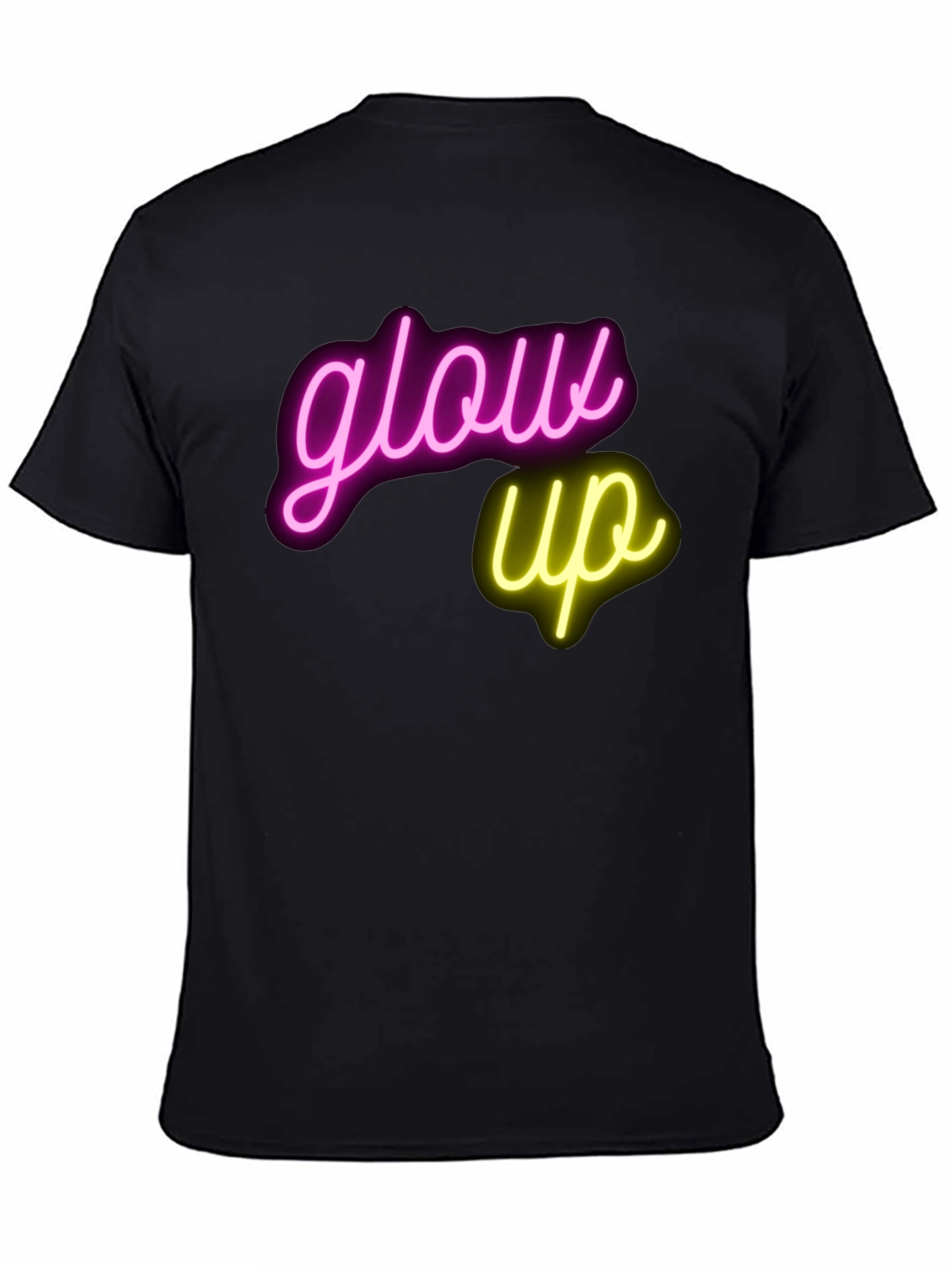 Glow Up Graphic T-Shirt - Neon Design