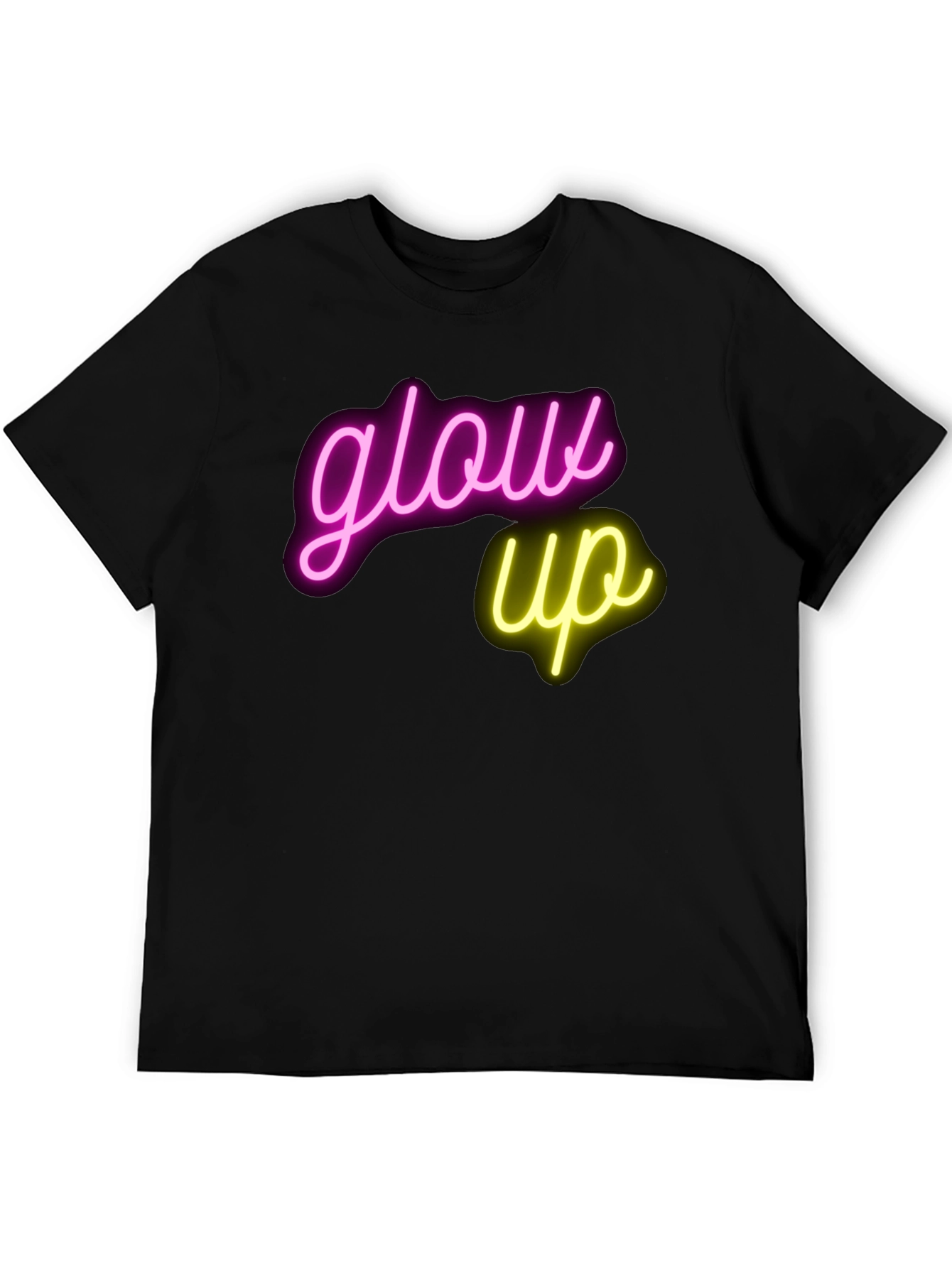 Glow Up Graphic T-Shirt - Neon Design