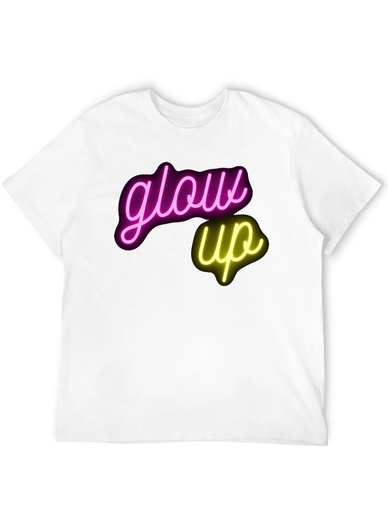 Glow Up Graphic T-Shirt - Neon Design
