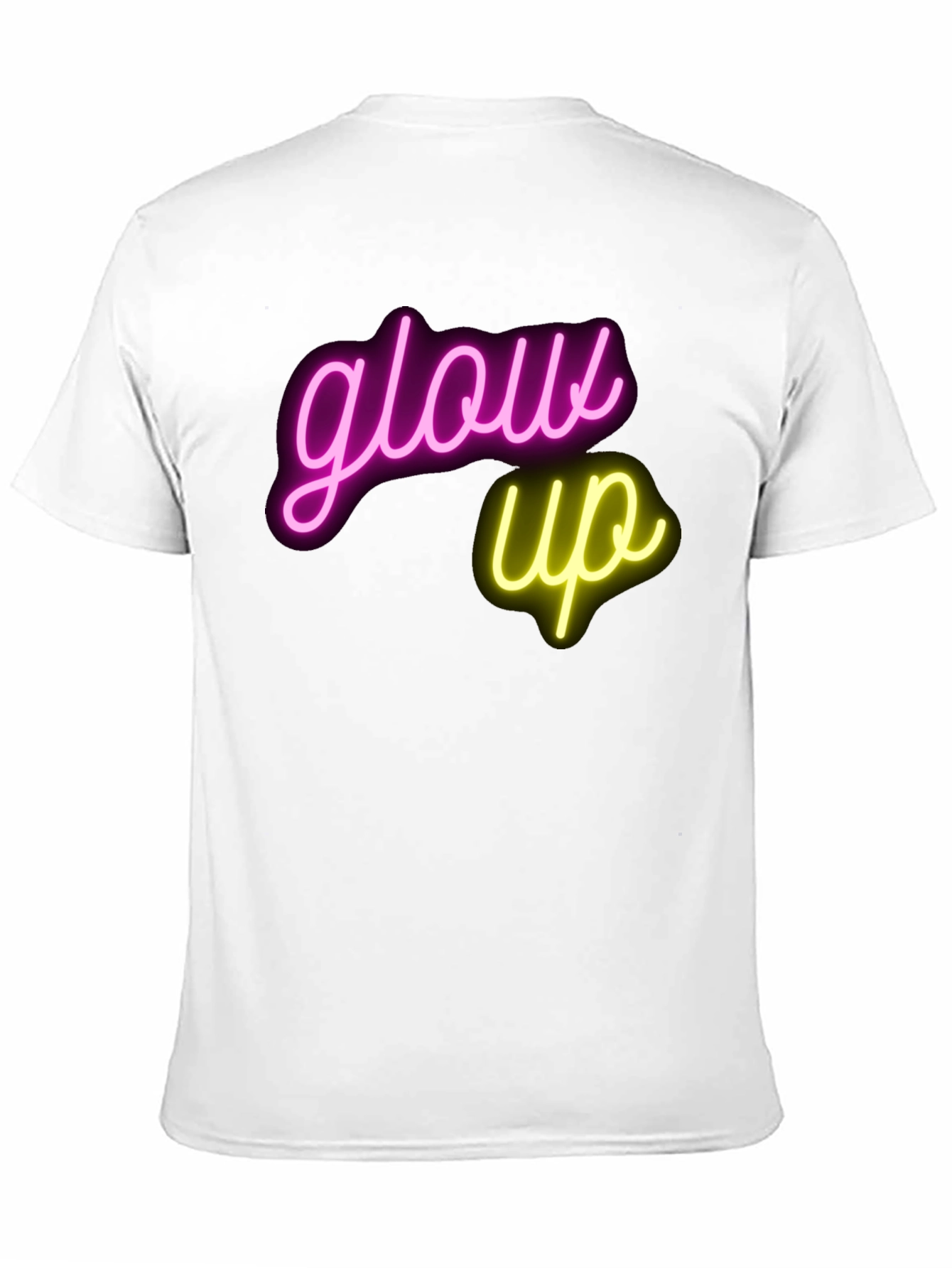 Glow Up Graphic T-Shirt - Neon Design