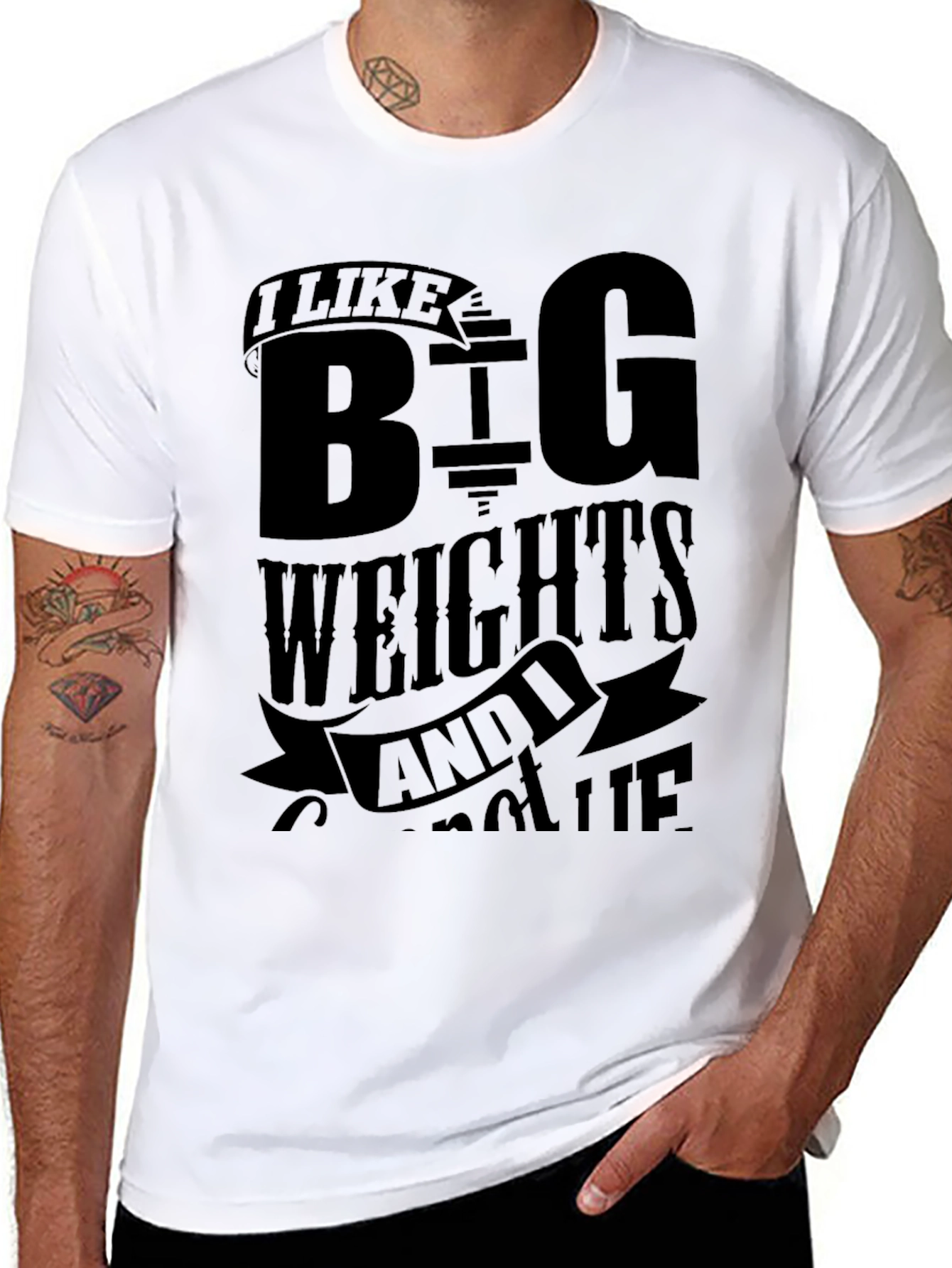I Like Big Weights T-Shirt