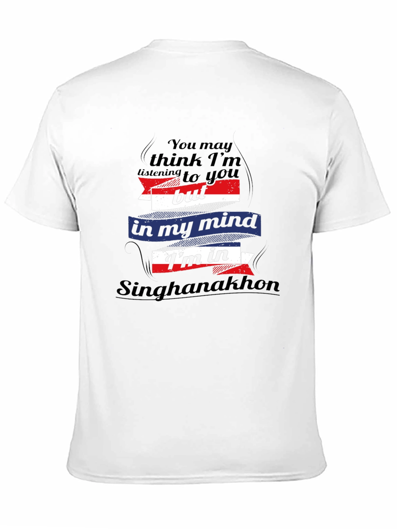Singhanakhon Mind T-Shirt Novelty Graphic Tee