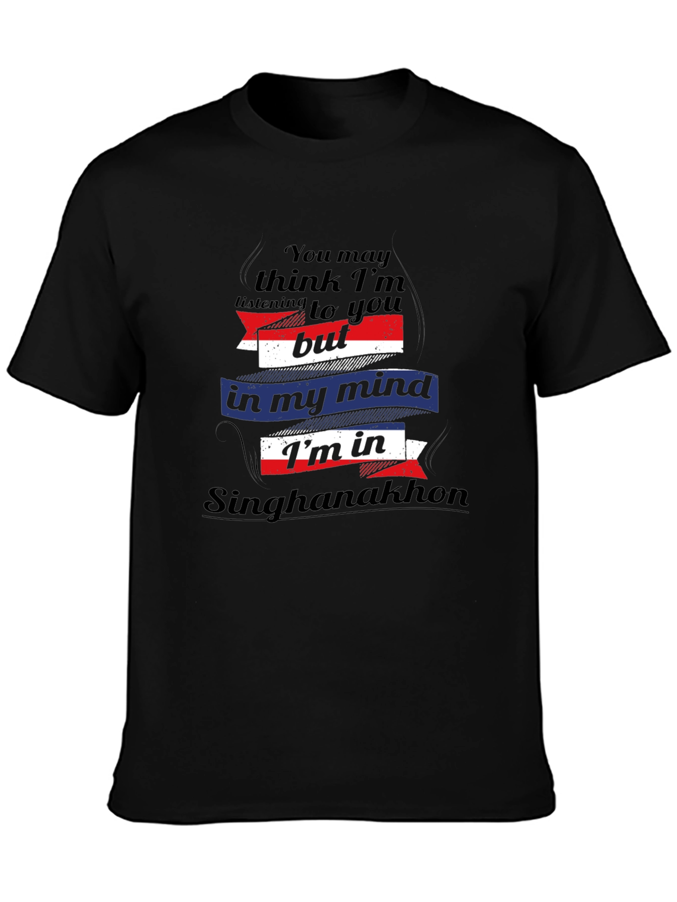Singhanakhon Mind T-Shirt Novelty Graphic Tee