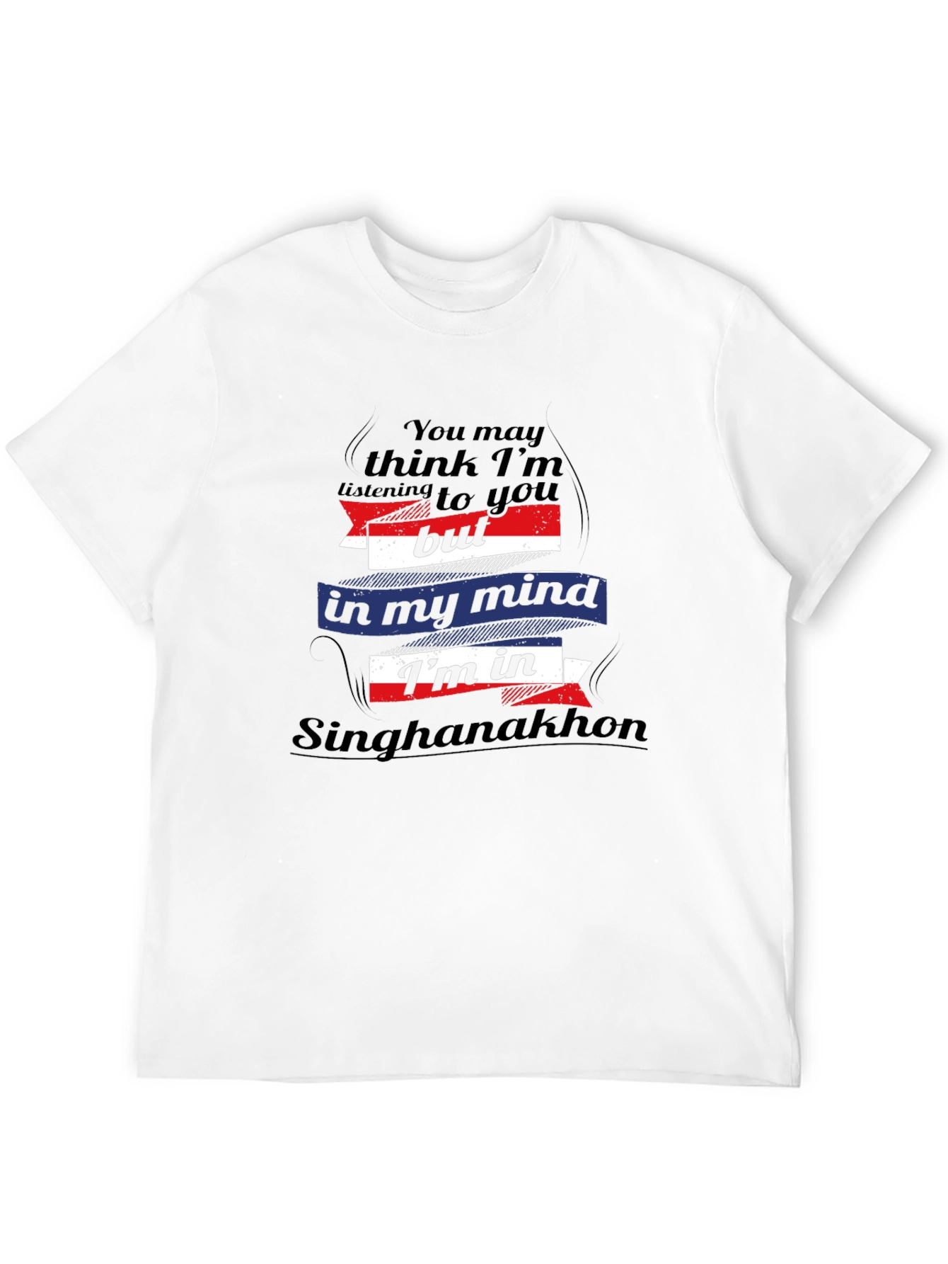 Singhanakhon Mind T-Shirt Novelty Graphic Tee
