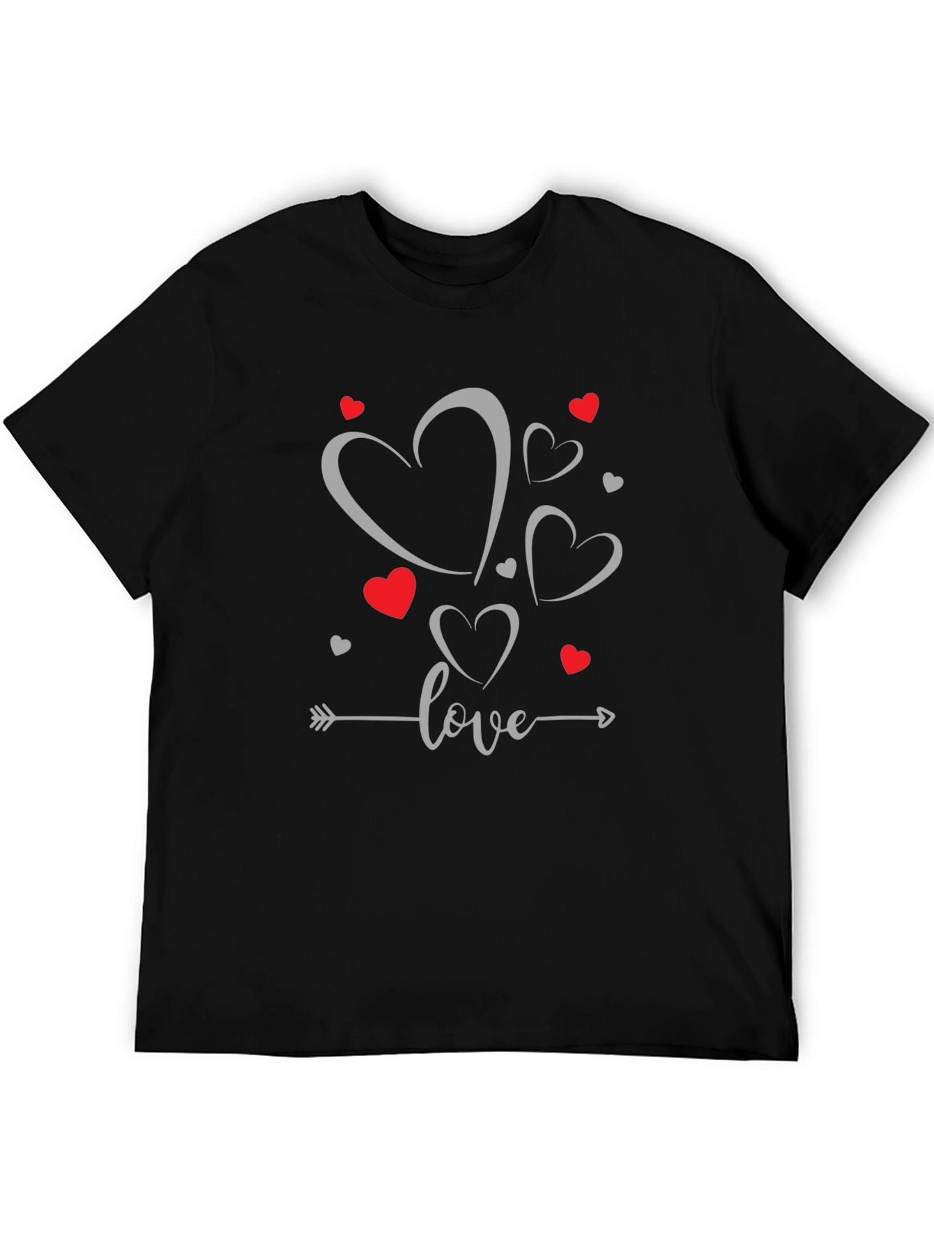 Love Heart Arrow Graphic Tee - Unisex