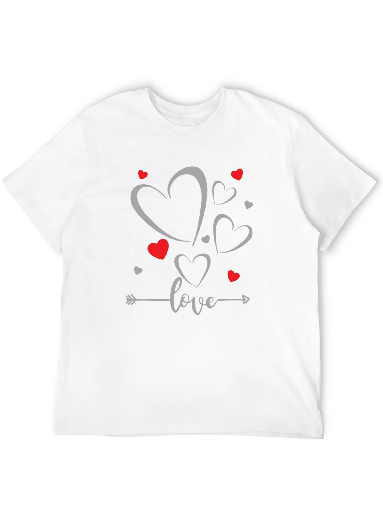 Love Heart Arrow Graphic Tee - Unisex