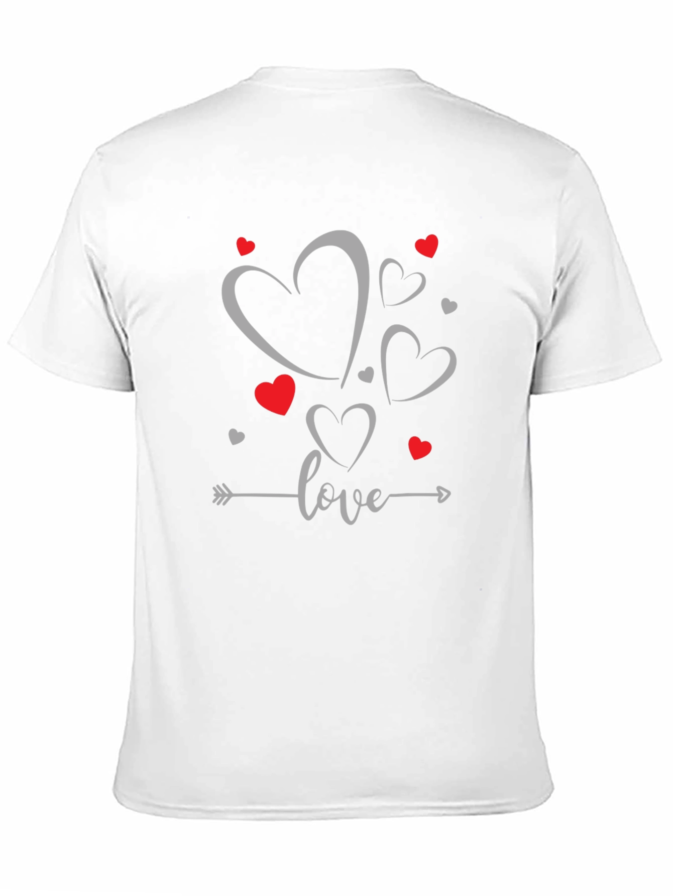 Love Heart Arrow Graphic Tee - Unisex