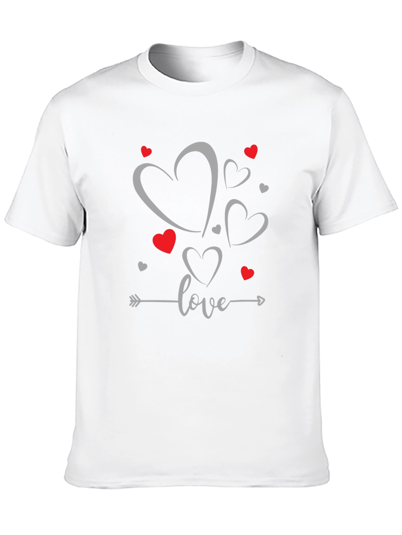 Love Heart Arrow Graphic Tee - Unisex