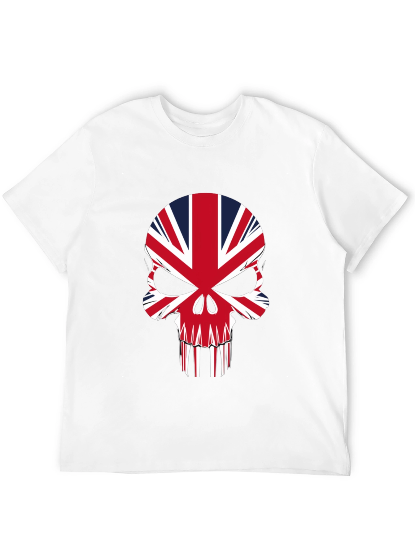Union Jack Skull Graphic Tee - Black