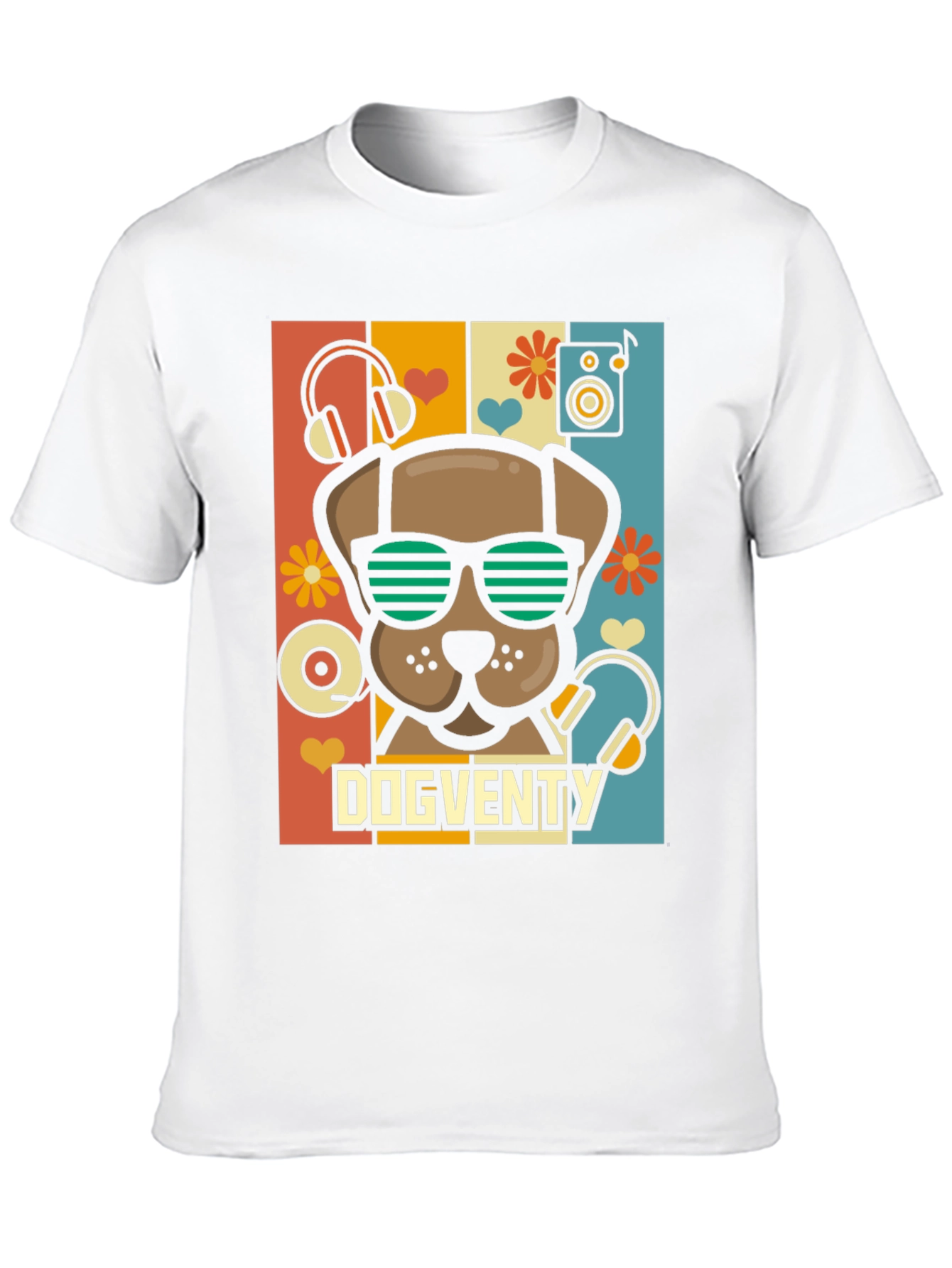 Dogventy Graphic Tee - Retro Pup Style