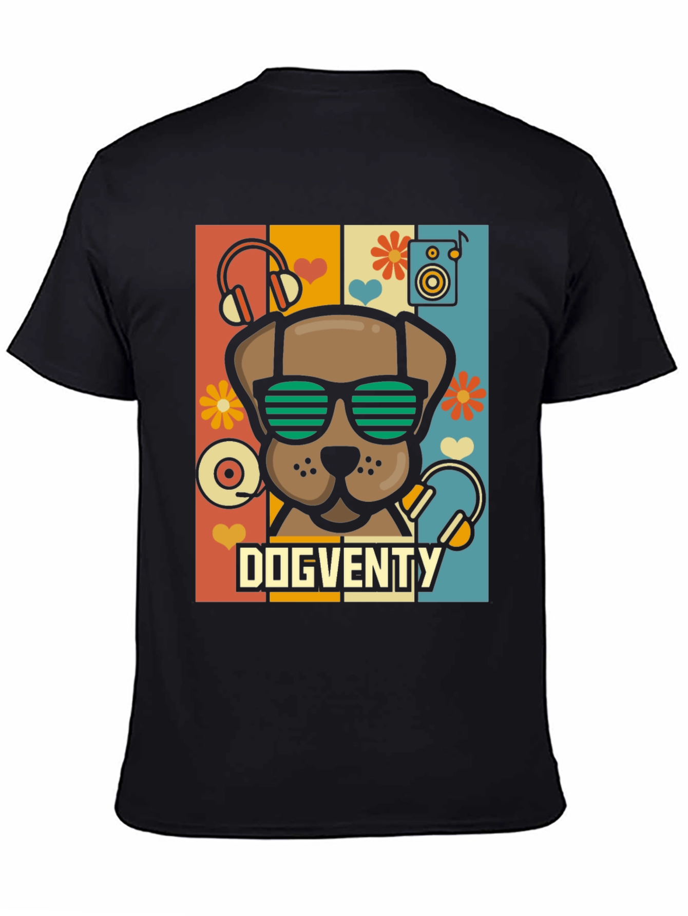 Dogventy Graphic Tee - Retro Pup Style