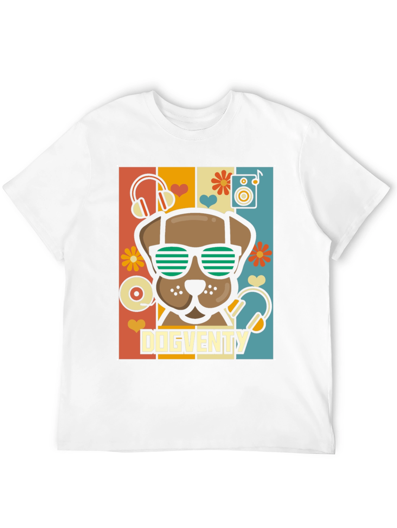 Dogventy Graphic Tee - Retro Pup Style