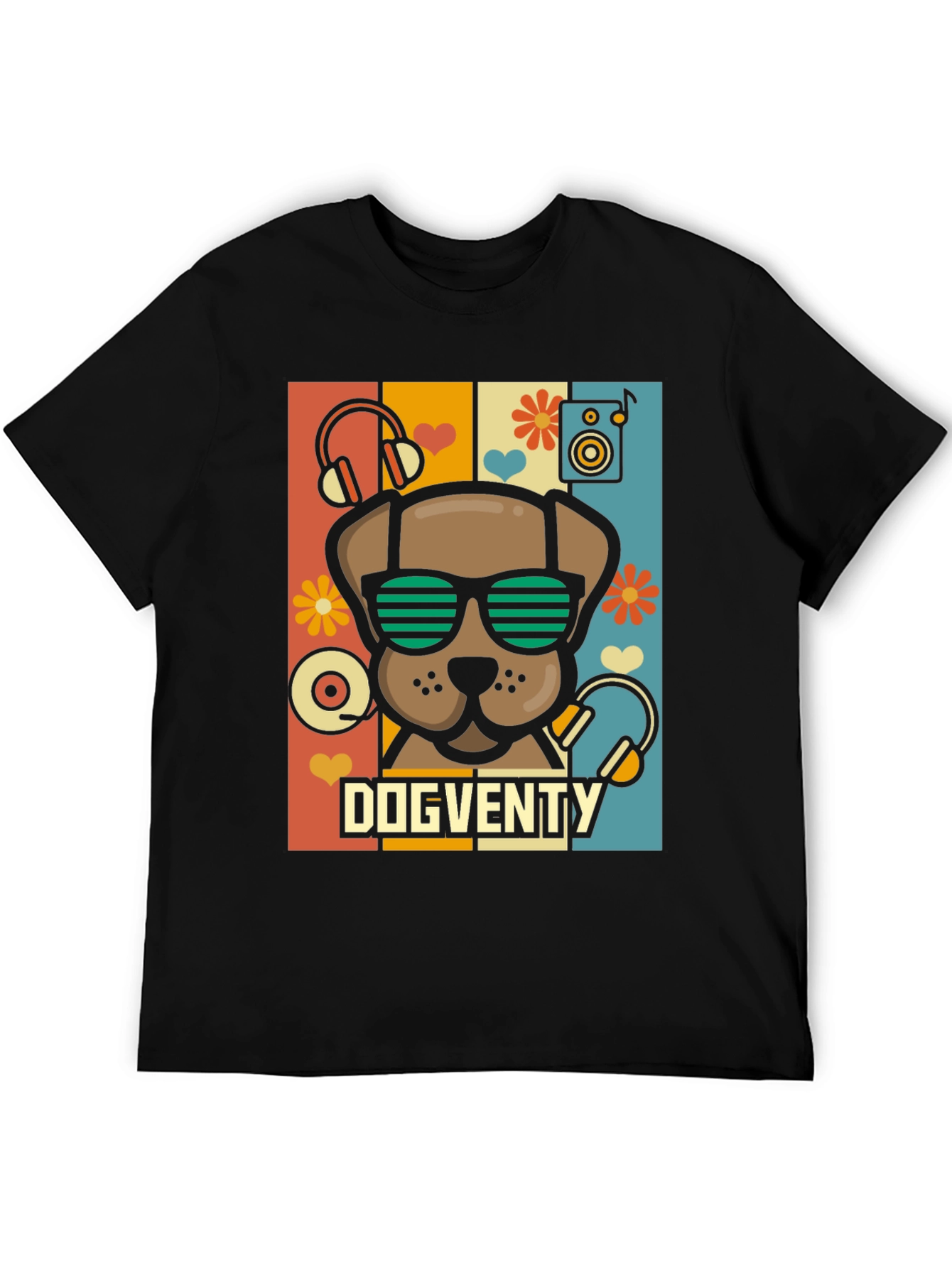 Dogventy Graphic Tee - Retro Pup Style