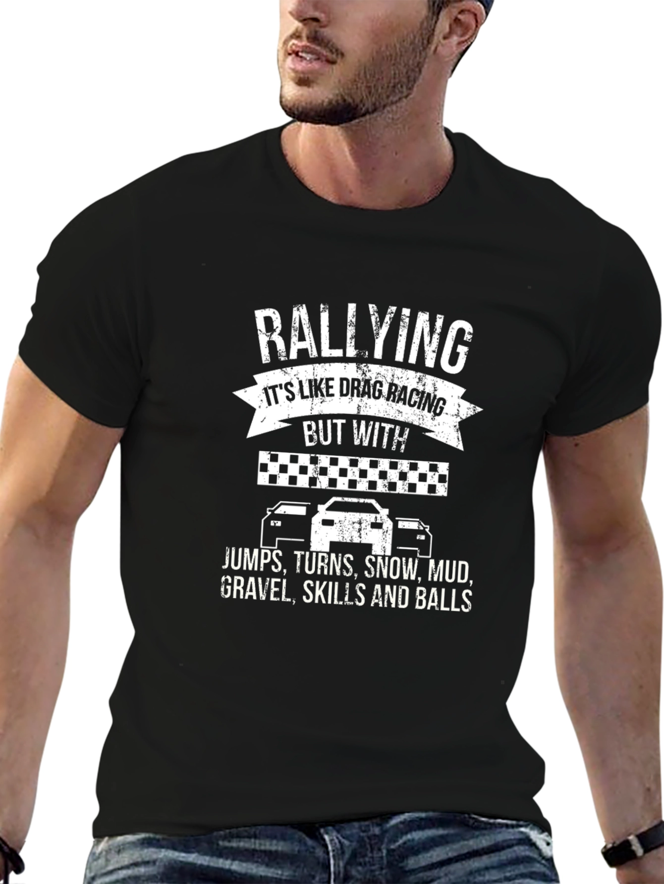 Rallying Graphic T-Shirt - Drag Racing Alternative Tee