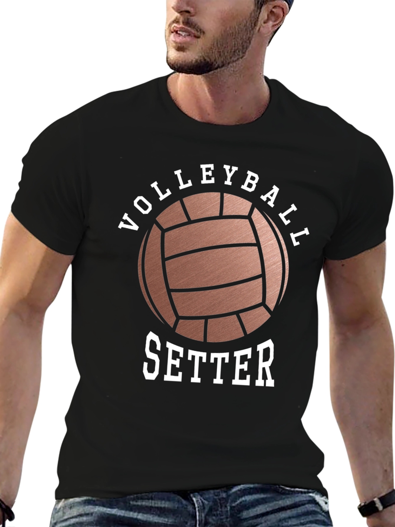 Volleyball Setter T-Shirt - Athletic Graphic Tee