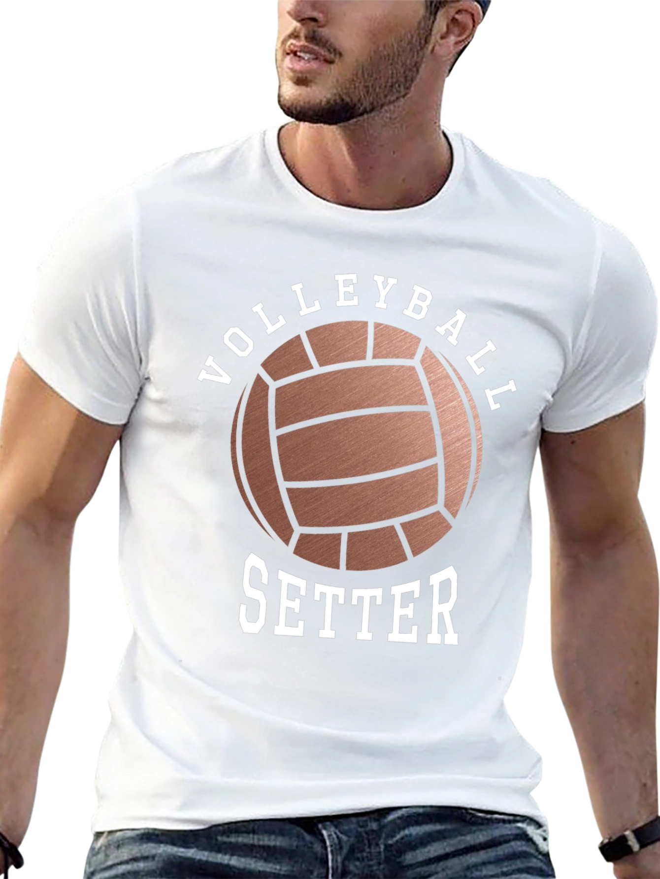 Volleyball Setter T-Shirt - Athletic Graphic Tee