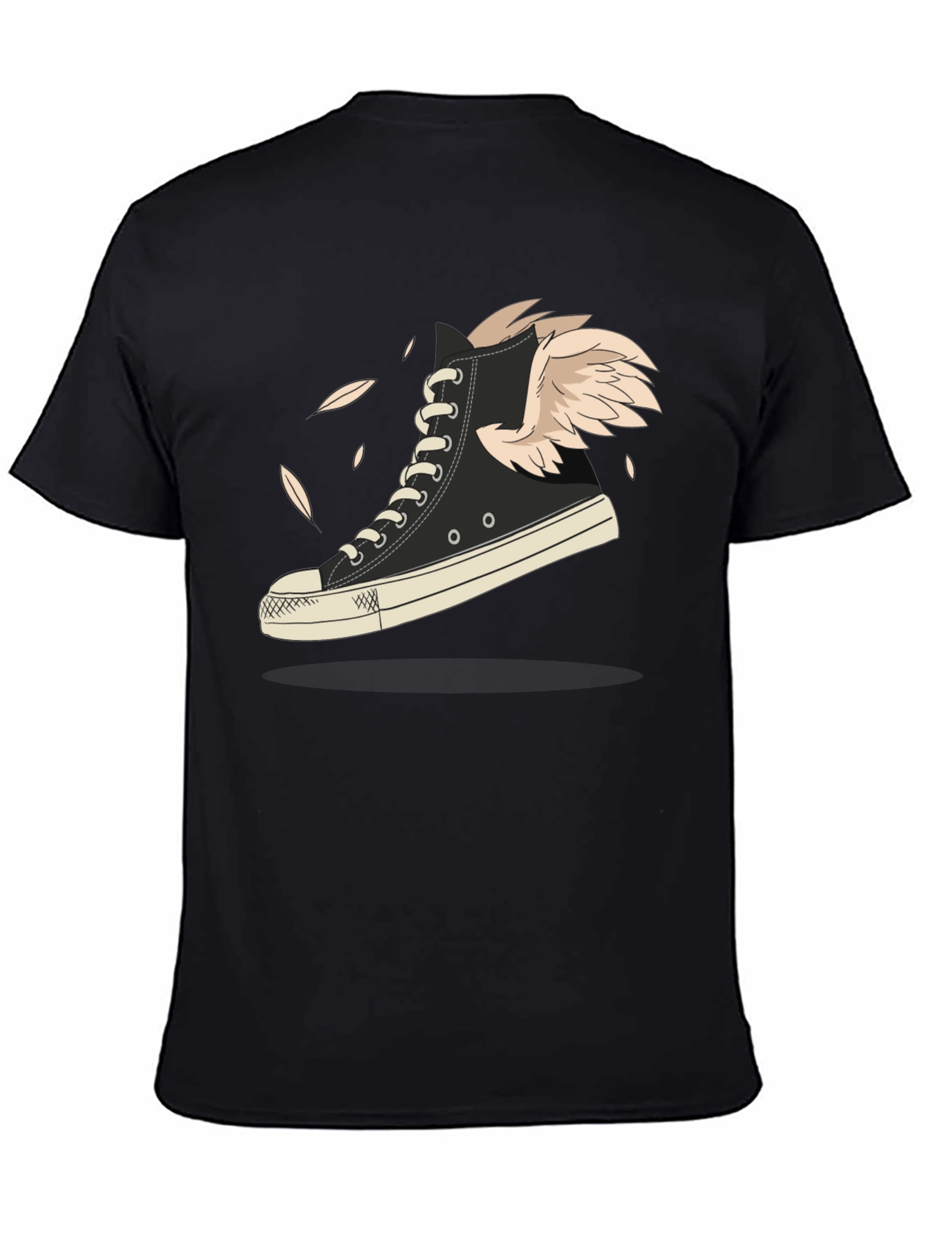 Winged High-Top Sneaker Graphic Tee - Fly Style!