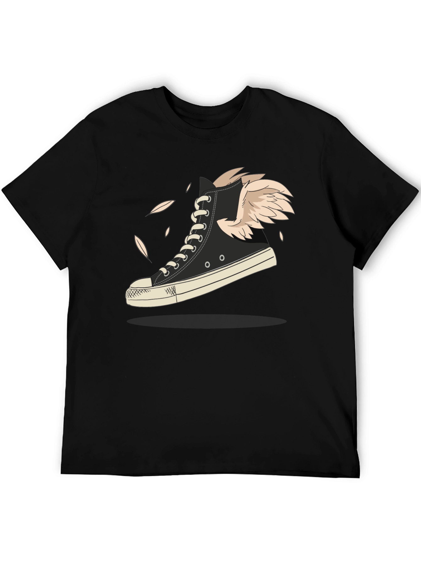 Winged High-Top Sneaker Graphic Tee - Fly Style!