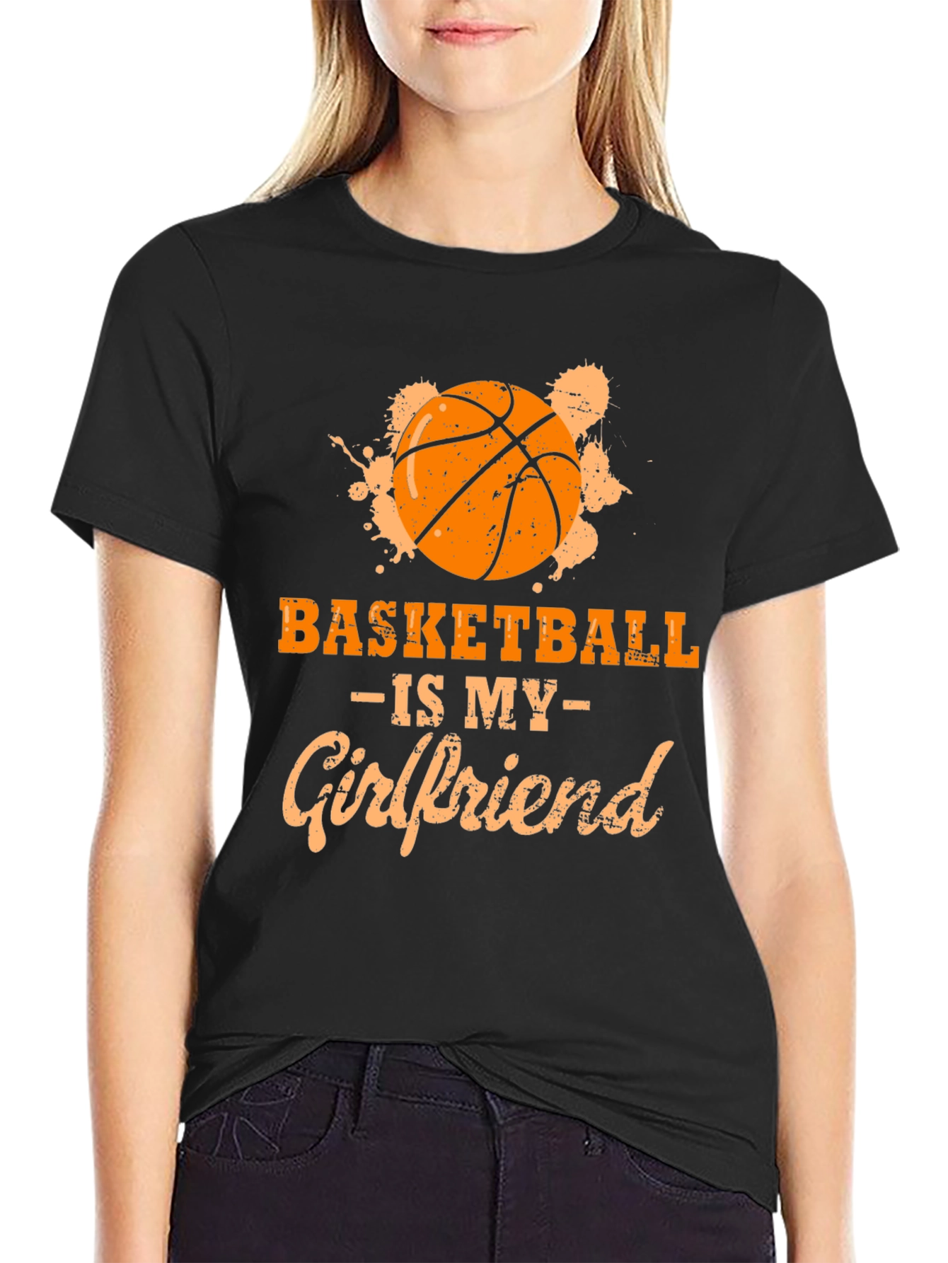 Basketball is My Girlfriend Graphic Tee