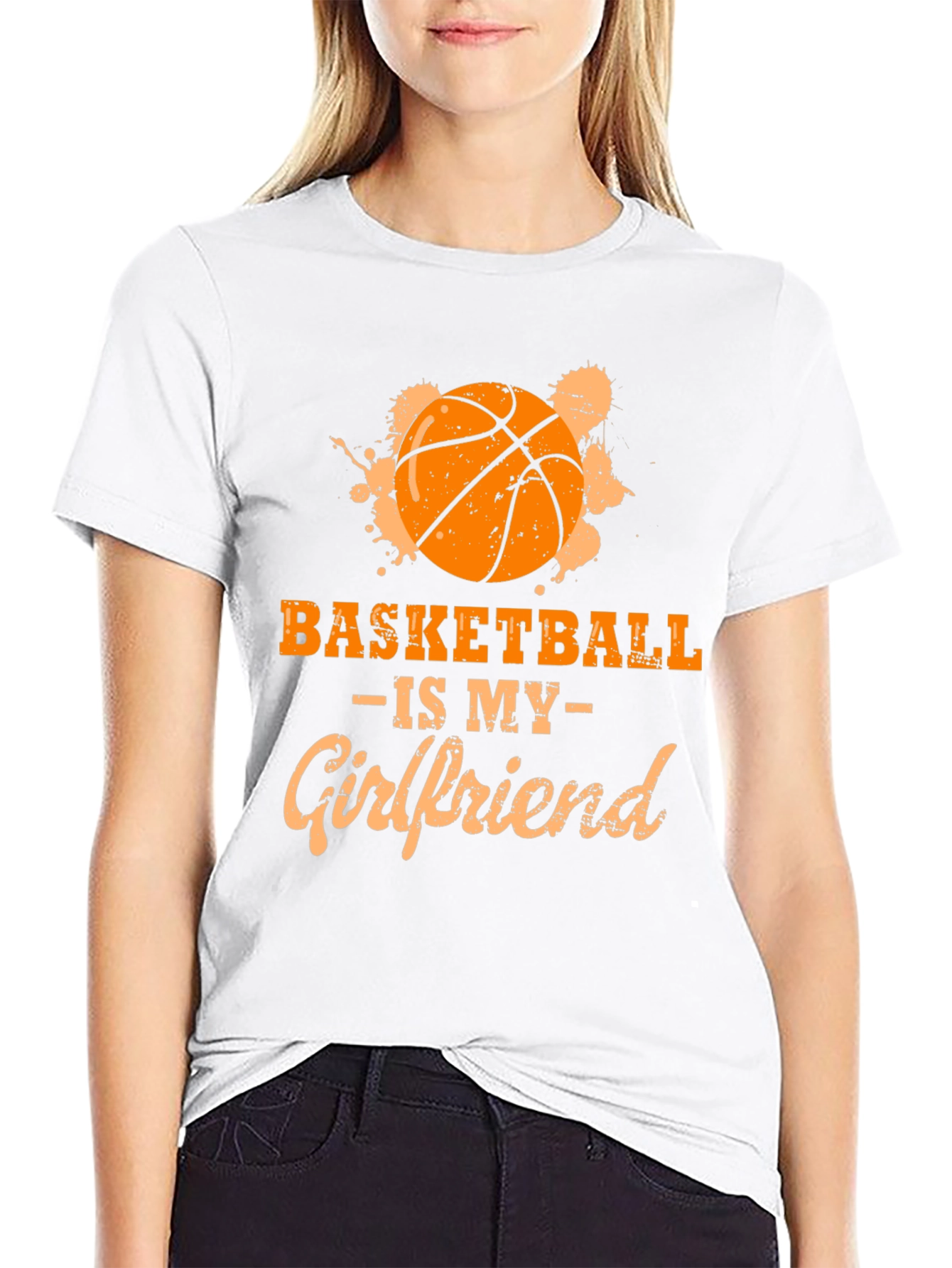 Basketball is My Girlfriend Graphic Tee