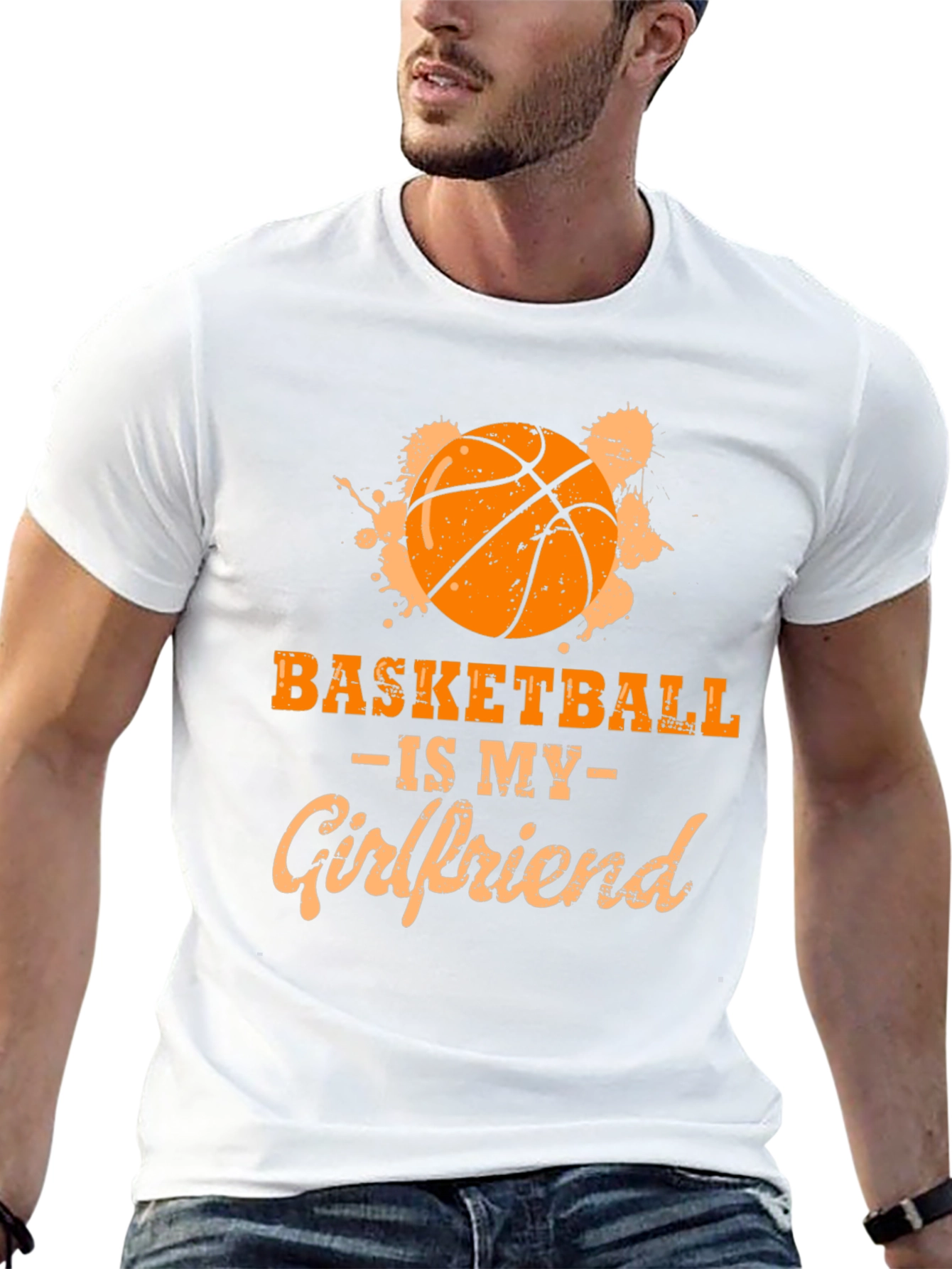 Basketball is My Girlfriend Graphic Tee