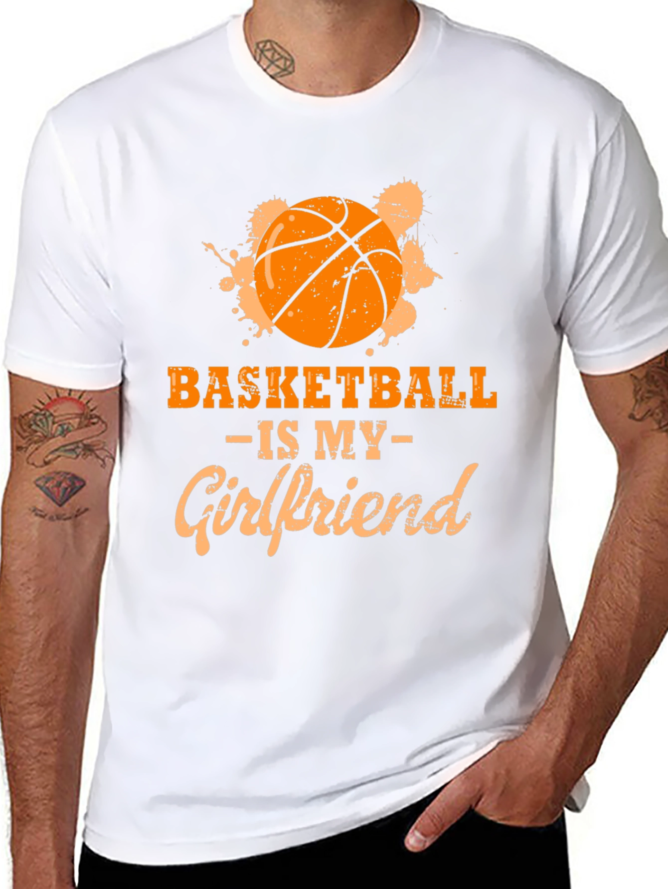 Basketball is My Girlfriend Graphic Tee