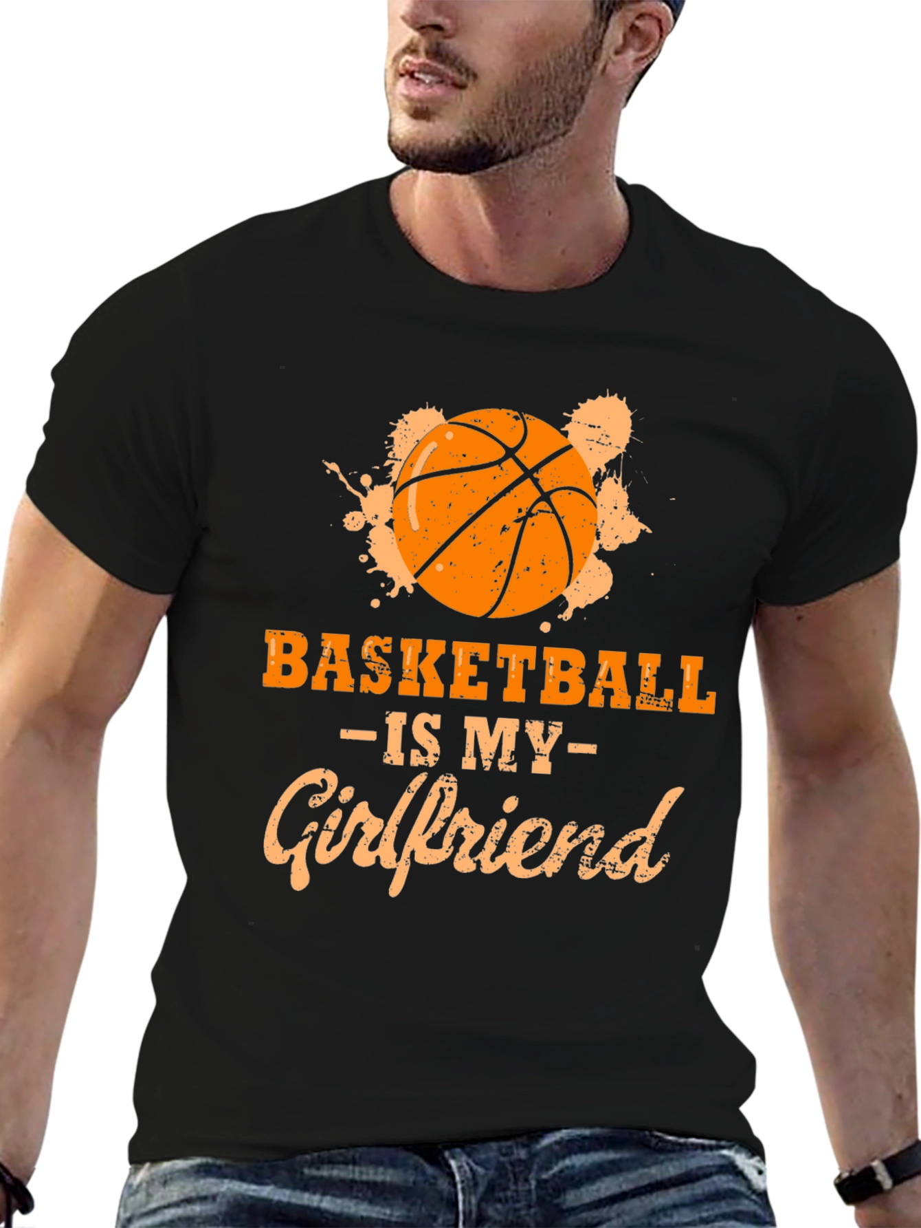 Basketball is My Girlfriend Graphic Tee