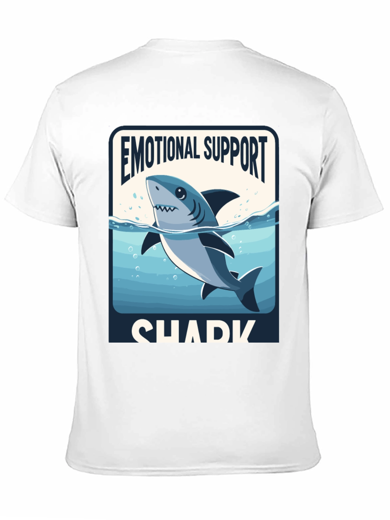 Emotional Support Shark T-Shirt - Funny Graphic Tee