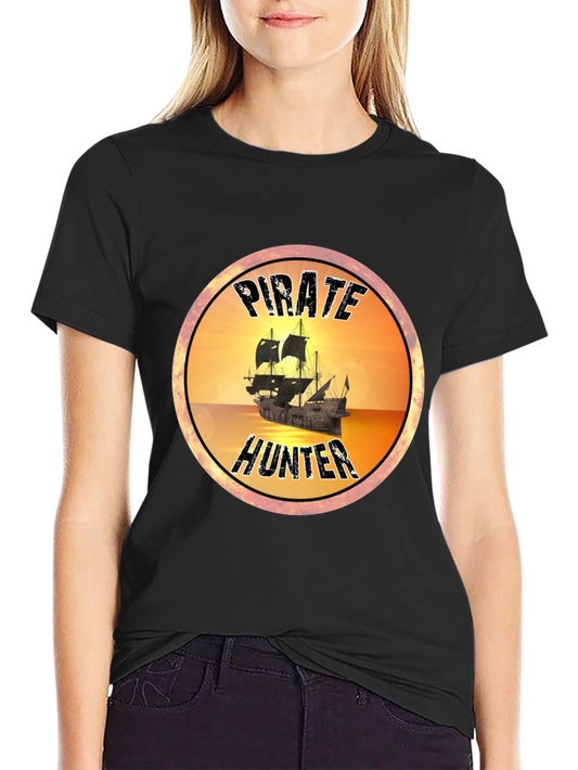Pirate Hunter T-Shirt - Novelty Graphic Tee
