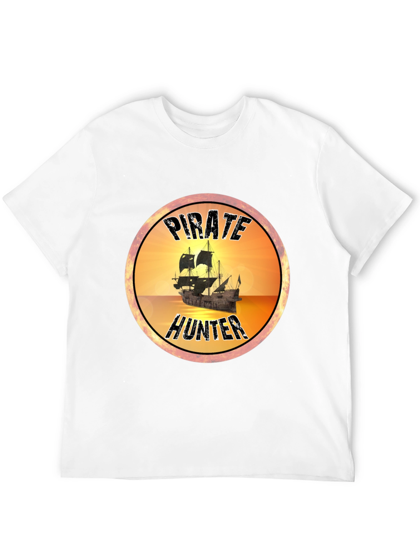Pirate Hunter T-Shirt - Novelty Graphic Tee
