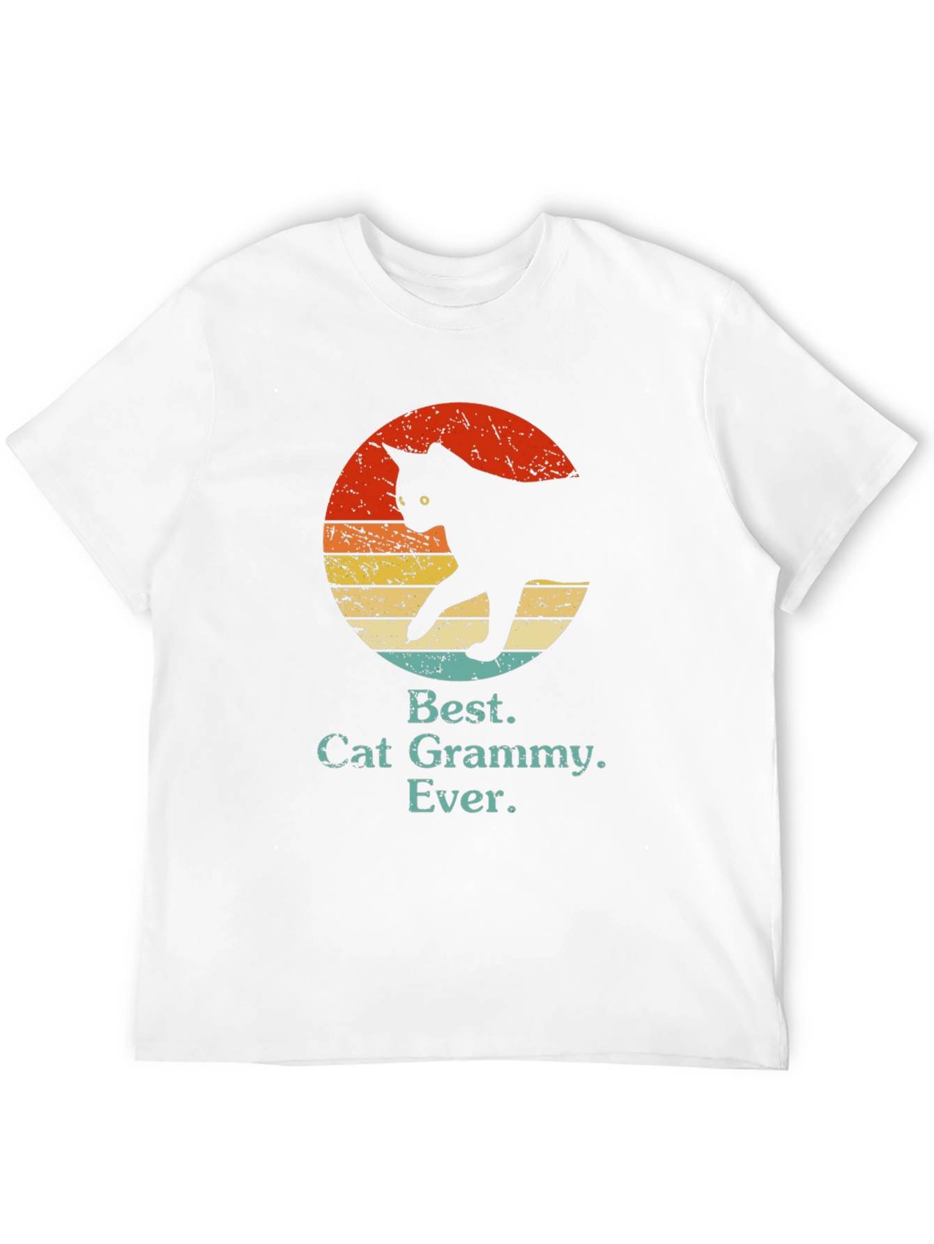 Best Cat Grammy Ever T-Shirt - Retro Design