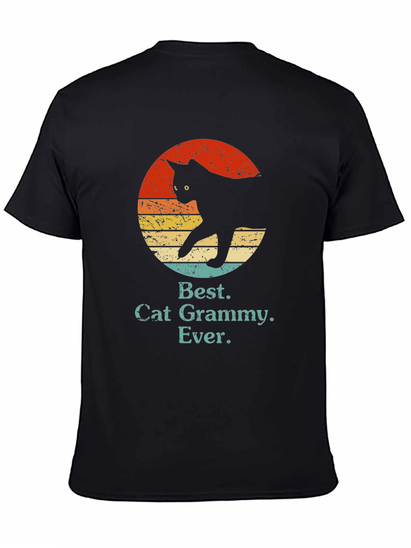 Best Cat Grammy Ever T-Shirt - Retro Design
