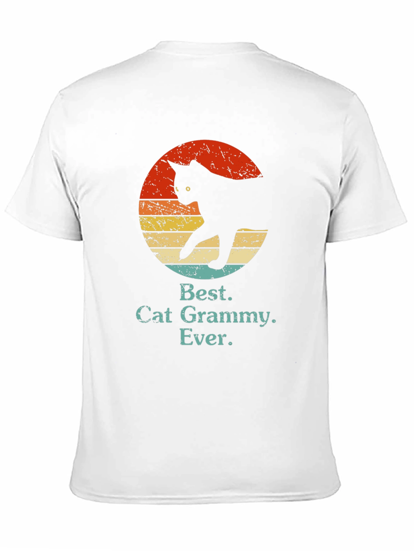 Best Cat Grammy Ever T-Shirt - Retro Design