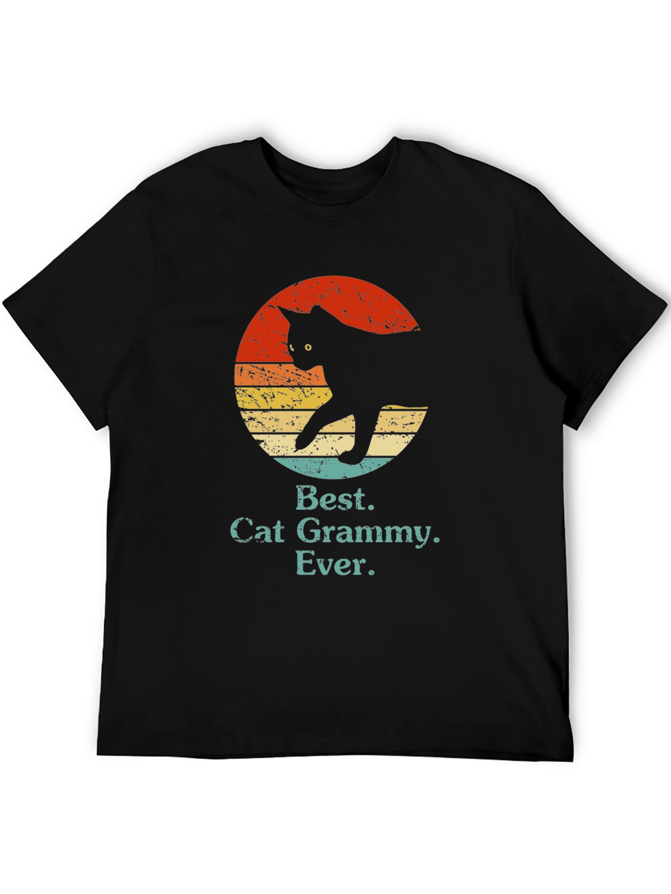 Best Cat Grammy Ever T-Shirt - Retro Design