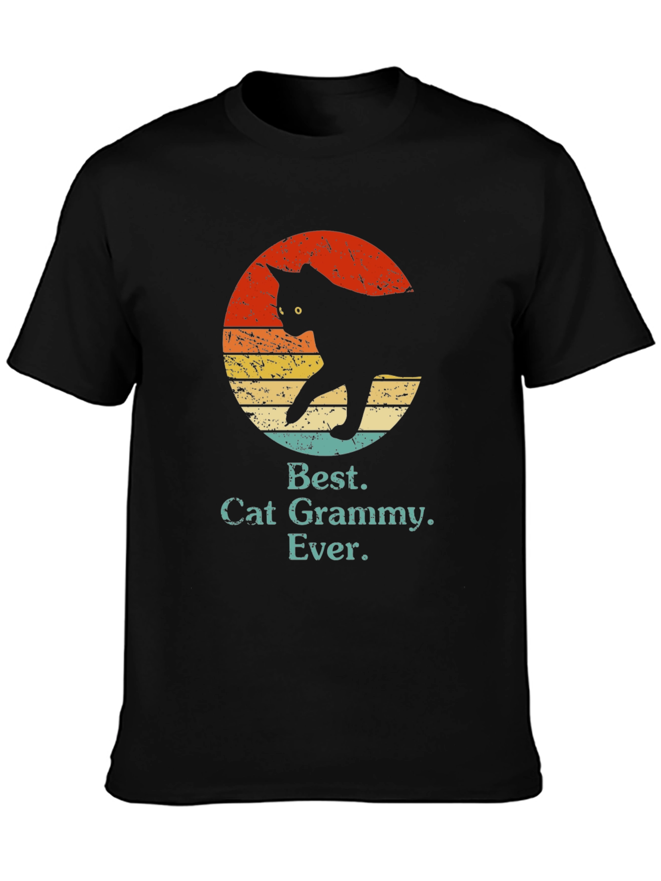 Best Cat Grammy Ever T-Shirt - Retro Design
