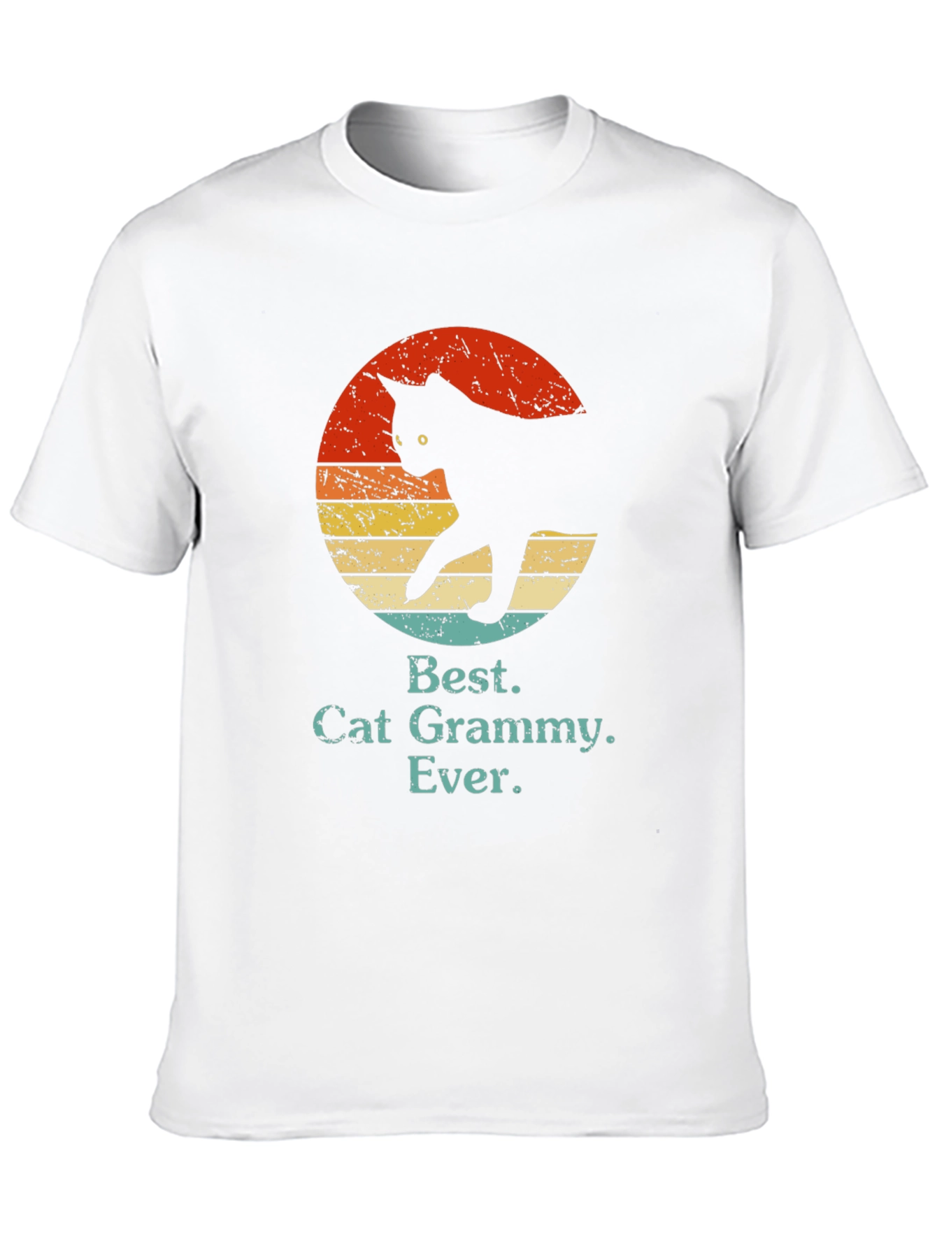 Best Cat Grammy Ever T-Shirt - Retro Design