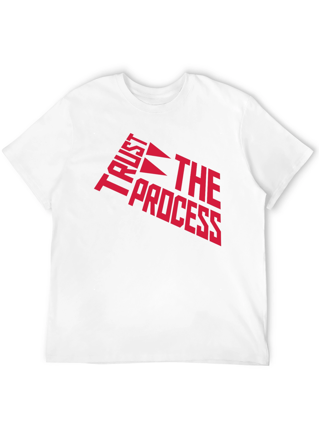 Trust the Process Graphic T-Shirt - Black
