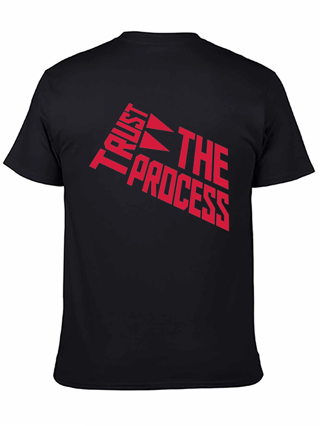 Trust the Process Graphic T-Shirt - Black