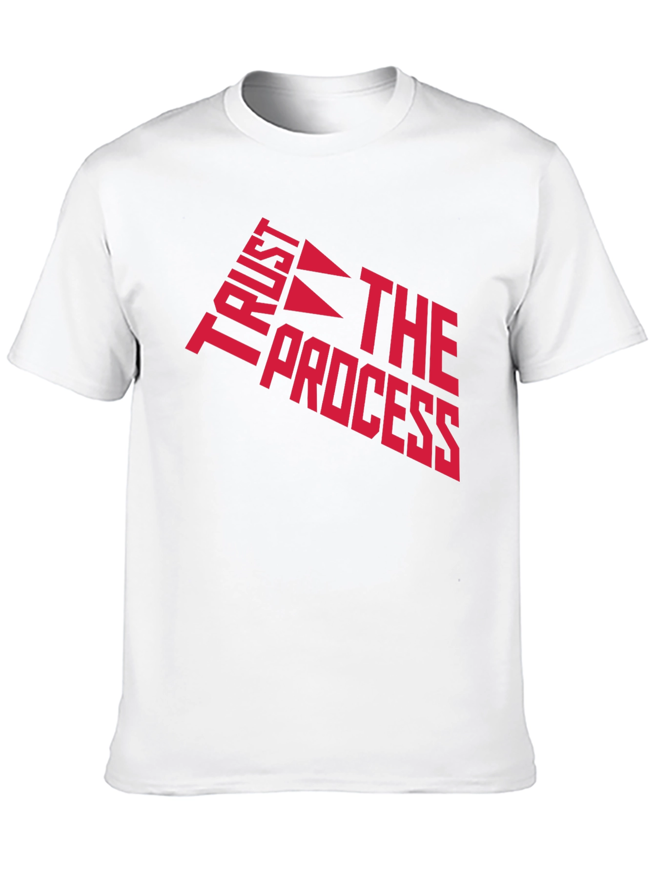 Trust the Process Graphic T-Shirt - Black