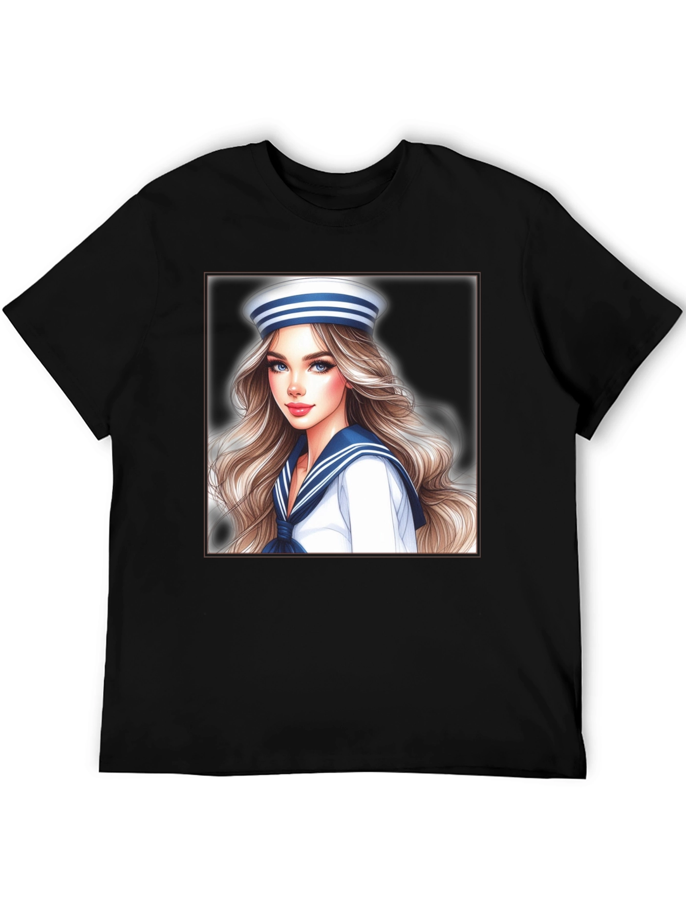 Sailor Girl Graphic T-Shirt - Unique Trendy Design