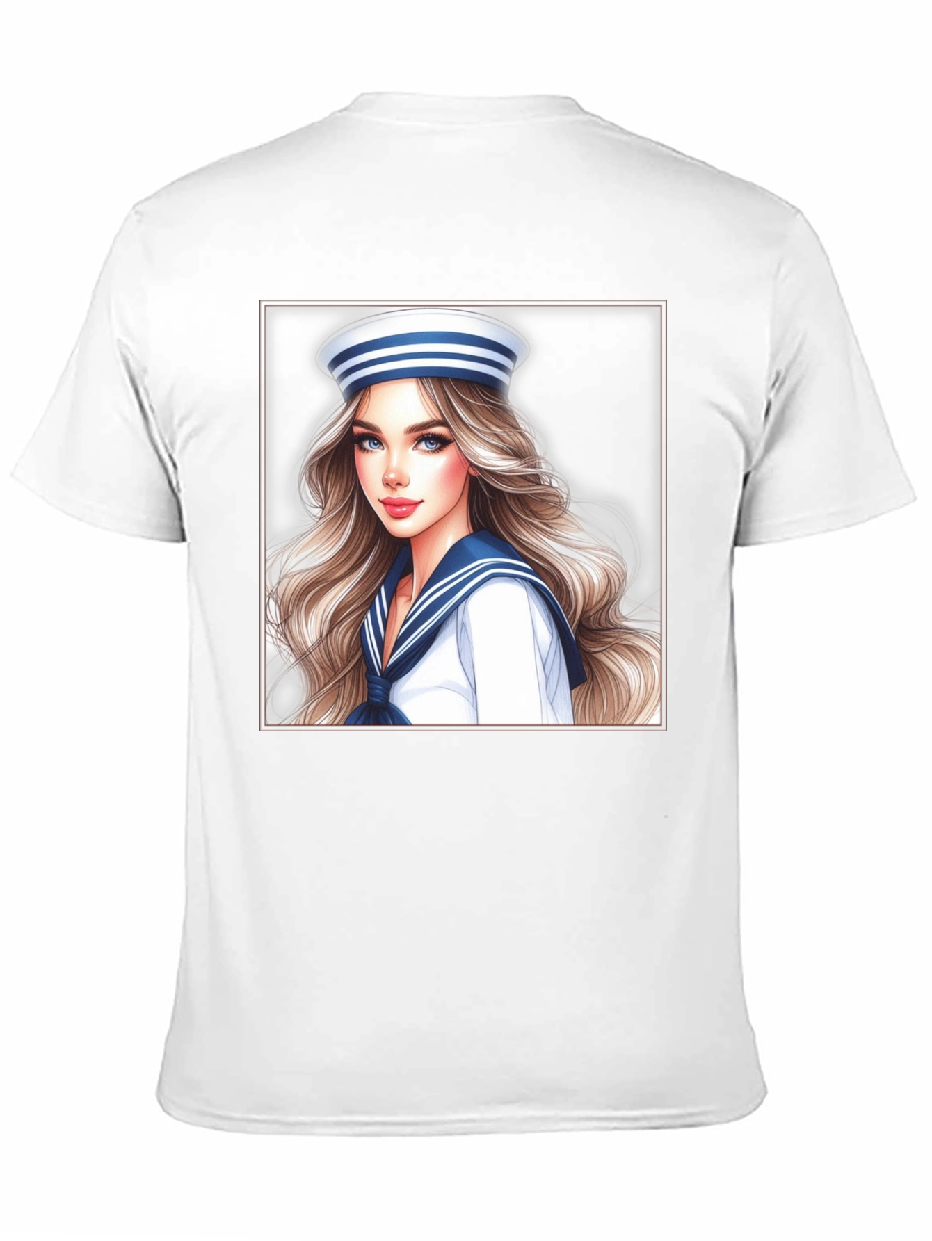 Sailor Girl Graphic T-Shirt - Unique Trendy Design