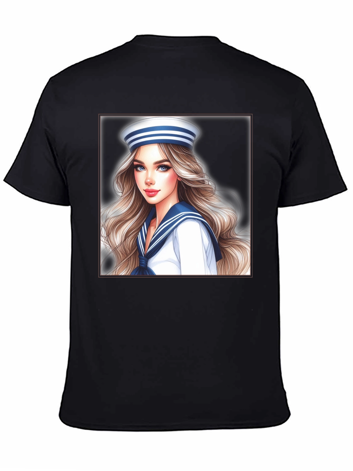 Sailor Girl Graphic T-Shirt - Unique Trendy Design