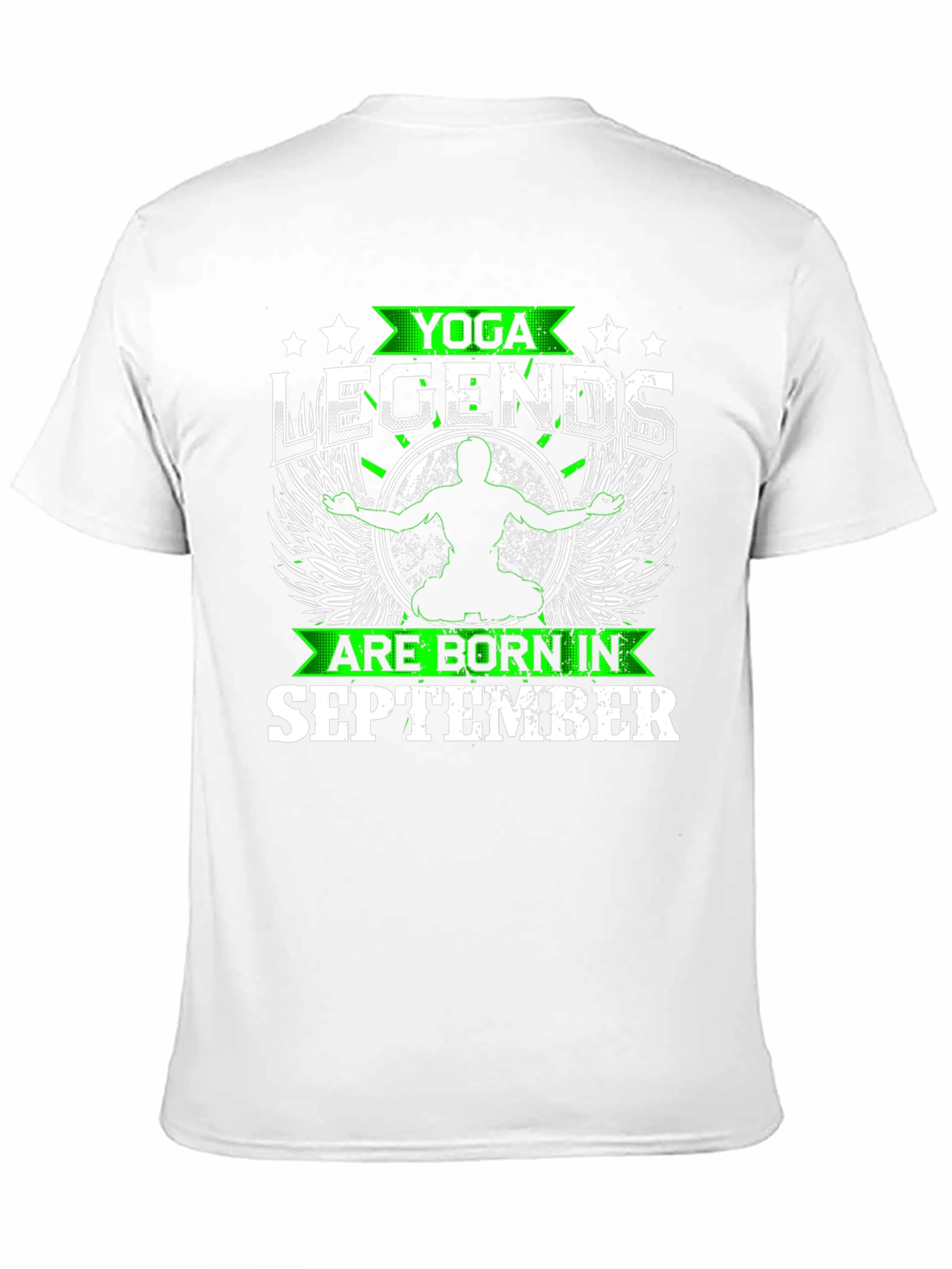 Yoga Legends Born in September Black T-Shirt
