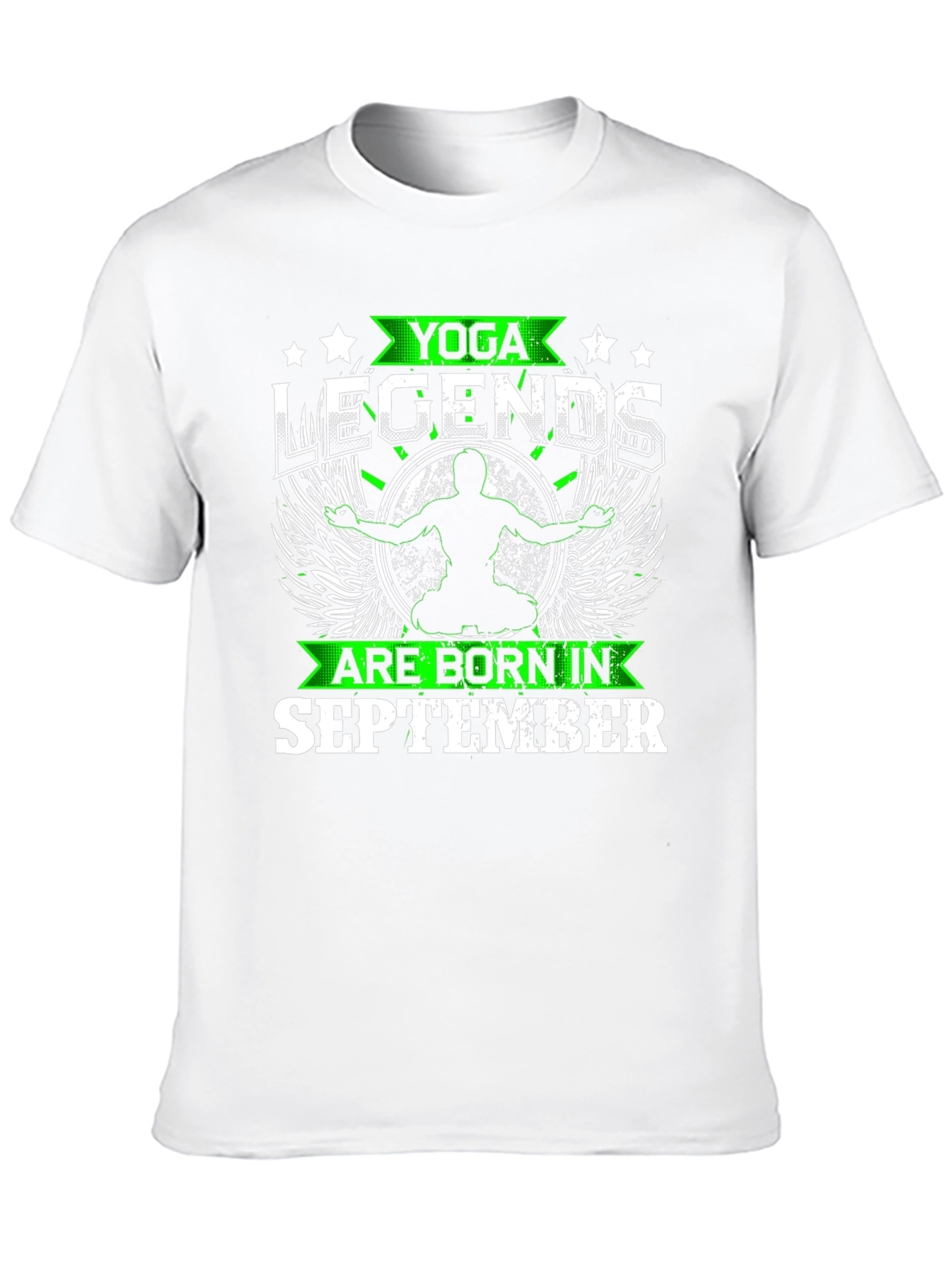 Yoga Legends Born in September Black T-Shirt