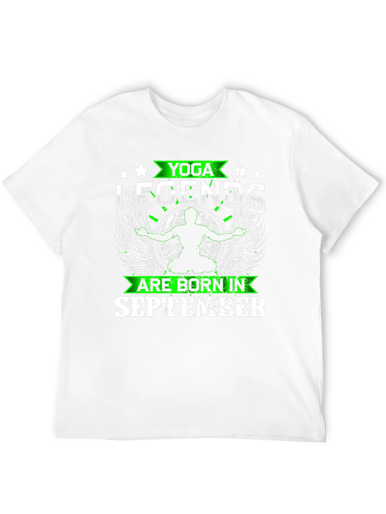 Yoga Legends Born in September Black T-Shirt