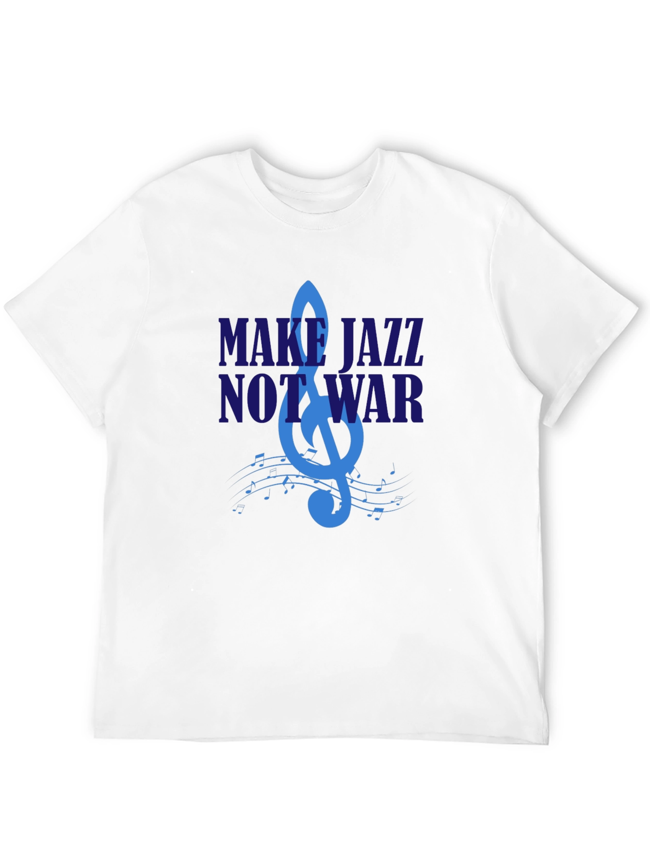 Make Jazz Not War Graphic T-Shirt