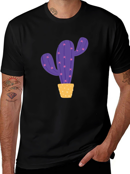 Cactus Graphic Print T-Shirt