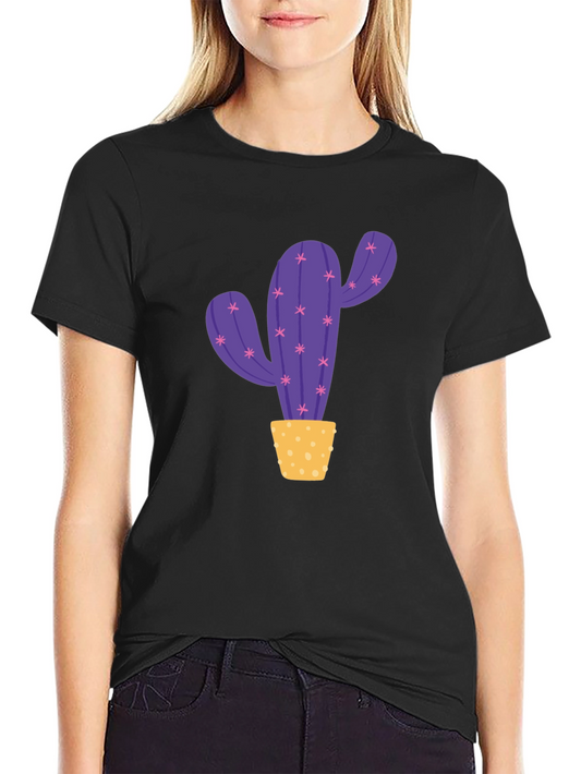 Cactus Graphic Print T-Shirt