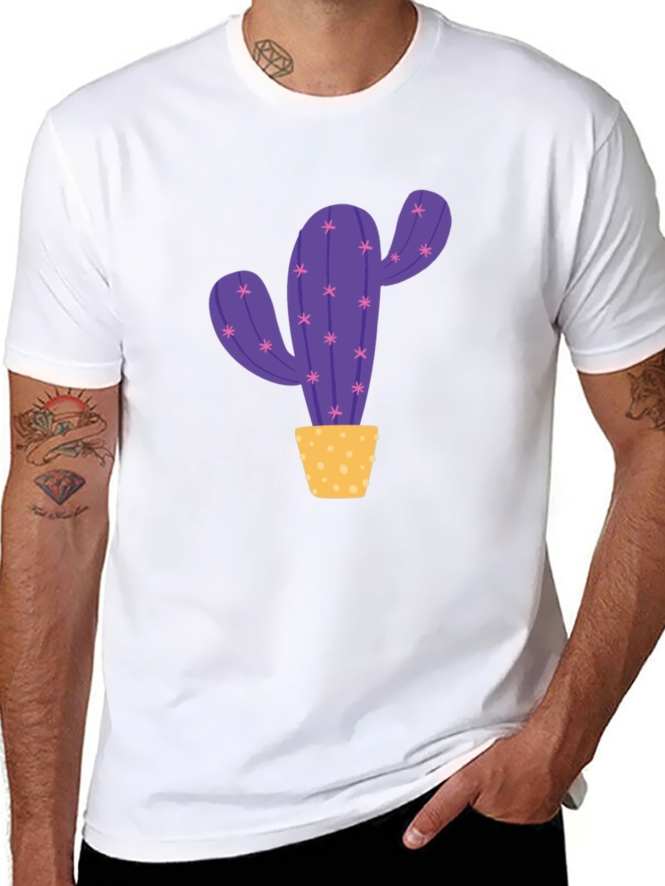 Cactus Graphic Print T-Shirt