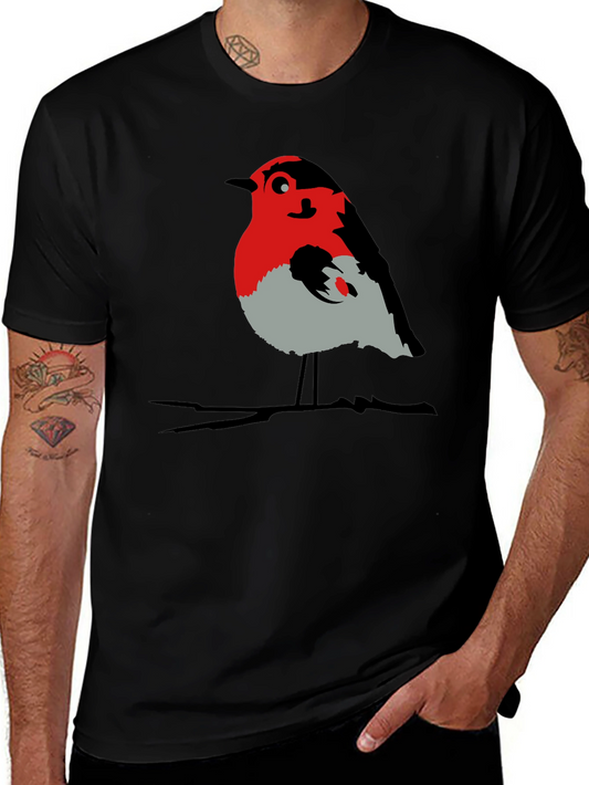 Robin Graphic T-Shirt - Bird Lover Tee